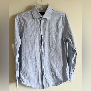 Jack Spade Light Blue Fine Check Button Down Dress Shirt Size 15 32/33